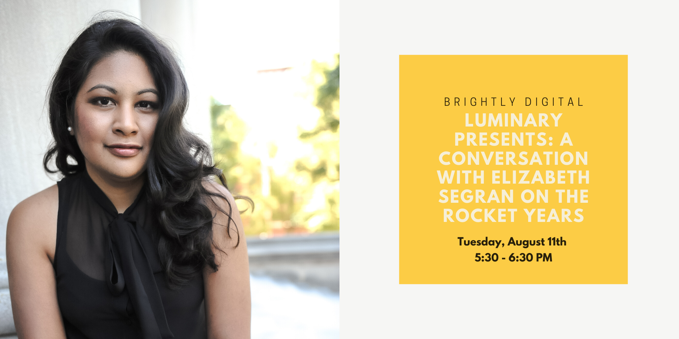Luminary Presents: A Conversation with Elizabeth Segran on The Rocket Years